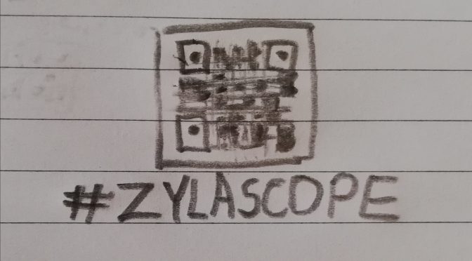 Hand drawn qr code